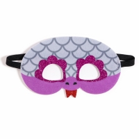 Новый год! Карнавальная маска &laquo;Забавная змейка&raquo;, цвет серебряный