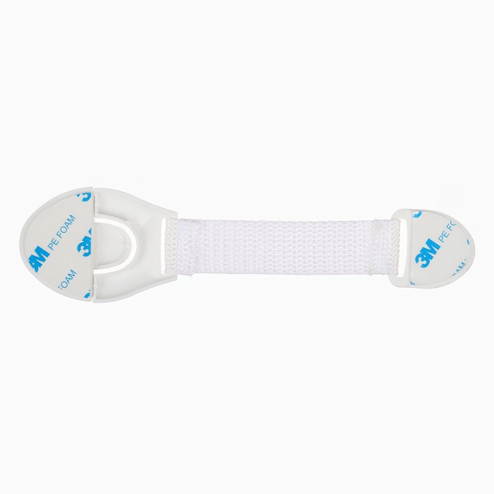 Набор блокираторов для дверей и ящиков, тканевые, 20,5 см, 6 шт., цвет белый, Крошка Я