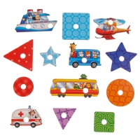 Настольная игра. Геоборд с доп. элементами &laquo;Машинки&raquo; 20х20 см