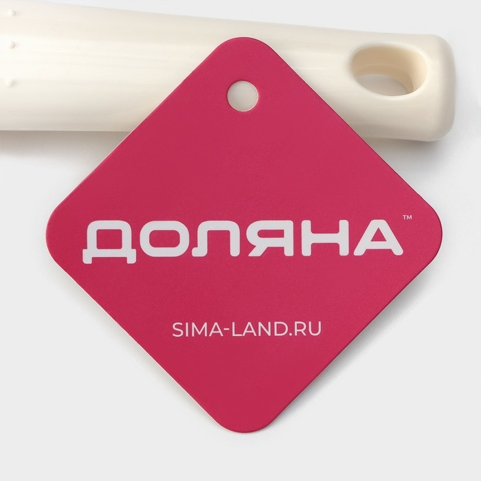 Ролик для вырезания кругов из теста Доляна &laquo;Ваниль&raquo;, d=7 см, 17,5 см