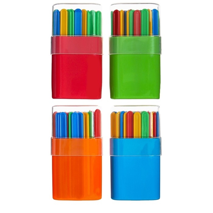 Счетные палочки Стамм, 50 штук в пенале, микс Счетные палочки Стамм, 50 штук в пенале, микс