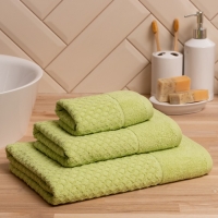 Полотенце махровое LoveLife "Silky dream" 50х90 см, салатовый, 100% хлопок, 400 гр/м2 Полотенце махровое LoveLife "Silky dream" 50х90 см, салатовый, 100% хлопок, 400 гр/м2