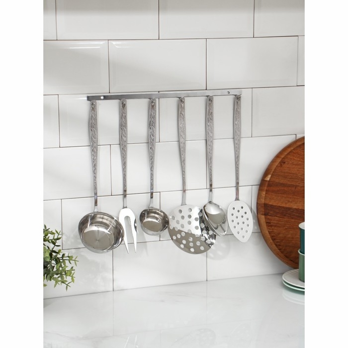 Набор кухонный &laquo;Уралочка&raquo;, d=35 см, h=30 см, толщина 2 мм, 6 предметов