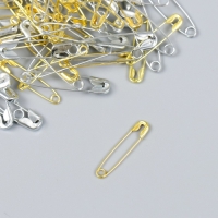 Набор декора для творчества "Булавка" набор 90 шт золото/серебро 2,5 см 7,5х5х2 см Набор декора для творчества "Булавка" набор 90 шт золото/серебро 2,5 см 7,5х5х2 см