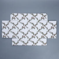 Коробка подарочная новогодняя складная &laquo;Ретро почта&raquo;, 30,7 х 22 х 9,5 см, Новый год