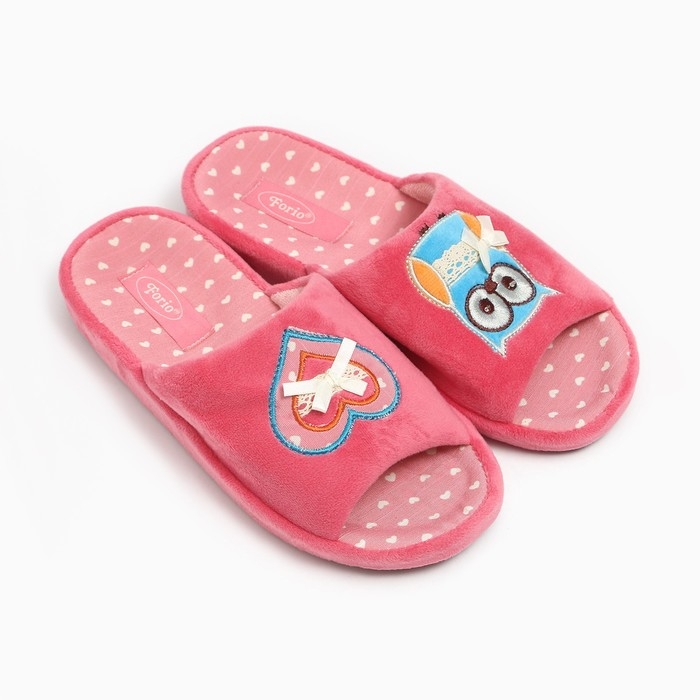 Тапочки женские, цвет розовый, размер 38 Тапочки женские, цвет розовый, размер 38