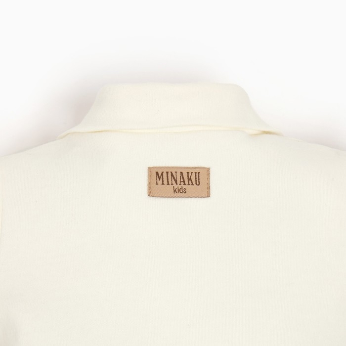 Боди-платье детское MINAKU, цвет экрю, рост 74-80 см