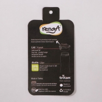 Бутылка &laquo;Строгость&raquo;, 600 мл, 6,8&times;8,3&times;24,3 см, тритан, цвет чёрный