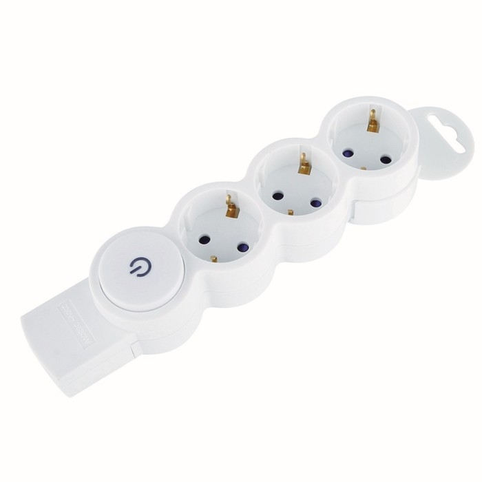 Колодка розеточная, Quick Fix, 3 гнезда с/з шторки с выкл 3680Вт 16А IP20 белая 32018 2, duw Колодка розеточная, Quick Fix, 3 гнезда с/з шторки с выкл 3680Вт 16А IP20 белая 32018 2, duw