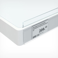 Ценникодержатель полочный самоклеящийся DBR30, 125×0,3×3 см, цвет прозрачный Ценникодержатель полочный самоклеящийся DBR30, 125×0,3×3 см, цвет прозрачный