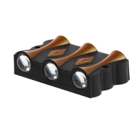 Светильник фасадный &laquo;Глосс&raquo;, FSD-045, 6 Вт, 3000К, 3 луча, IP65, 220 В, пластик, черный