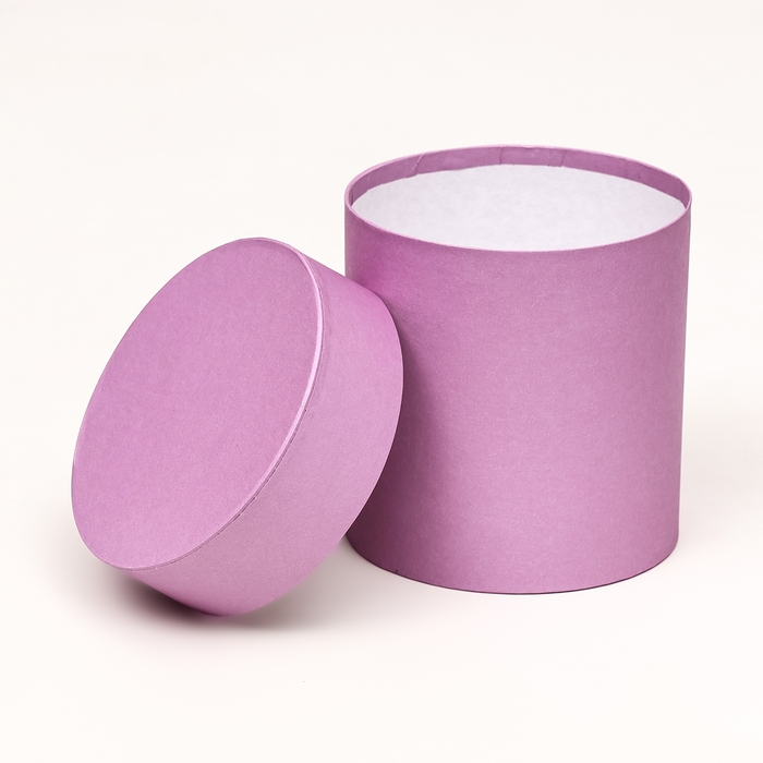 Набор шляпных коробок  4 в 1 "Сирень", 20 &times; 20 ‒13 &times; 13 см