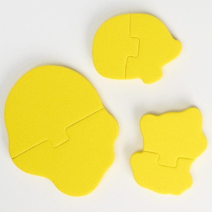 Мягкий пазл для малышей «Собираем животных», 20 пазлов, 40 деталей, Крошка Я Мягкий пазл для малышей «Собираем животных», 20 пазлов, 40 деталей, Крошка Я