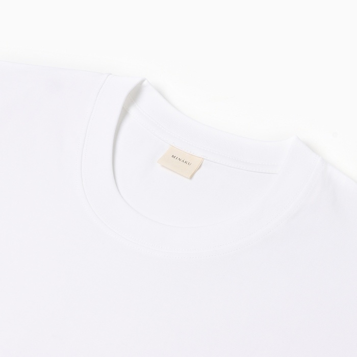 Футболка мужская MINAKU, цвет белый, размер 42-44