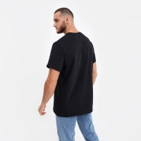 Футболка мужская новогодняя , цвет чёрный, размер 52 Футболка мужская новогодняя , цвет чёрный, размер 52