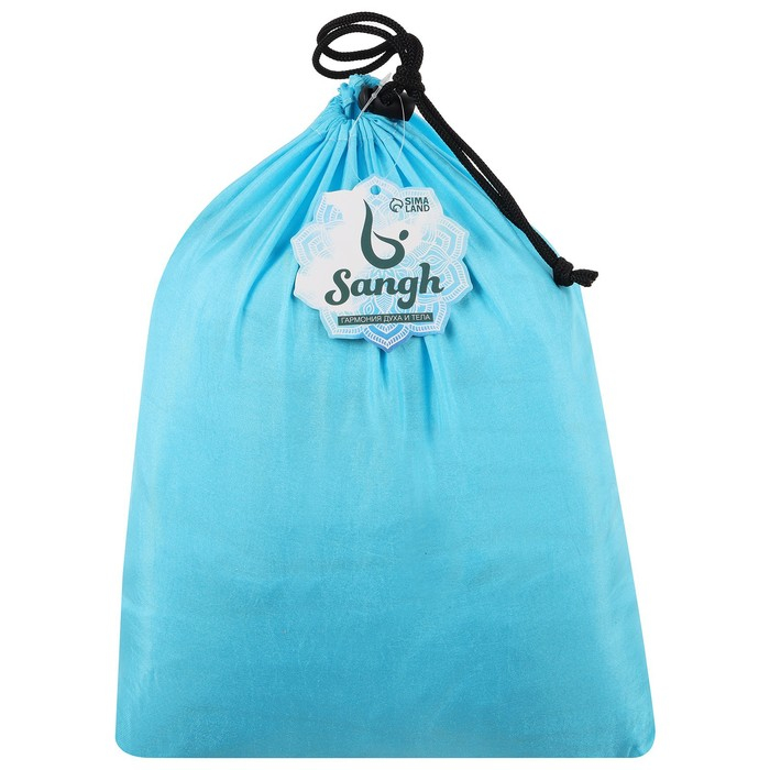 Гамак для йоги Sangh, 250&times;140 см, цвет голубой
