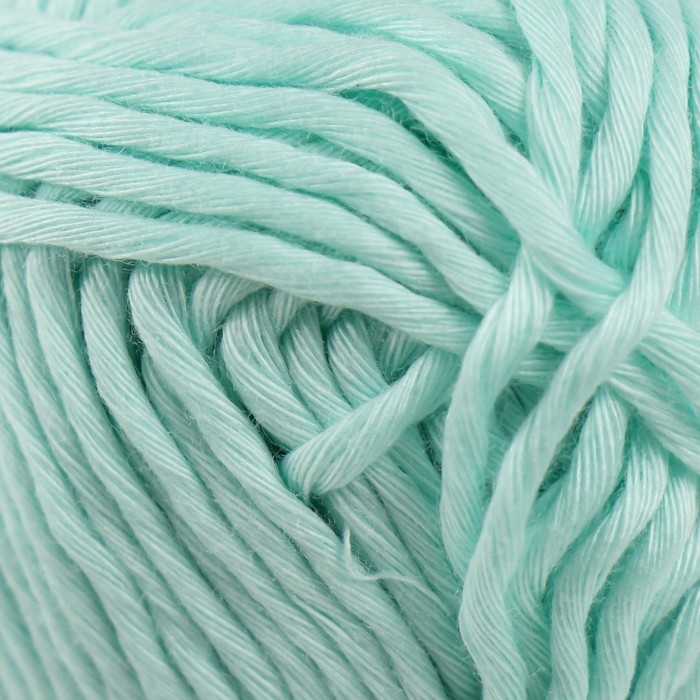 Пряжа светящаяся 100% лавсан Пряжа светящаяся 100% лавсан "Сияй" 50 гр 50 м голубая
