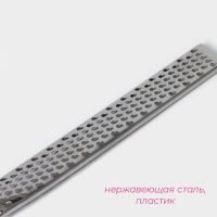 Тёрка для сыра Доляна Venus, 35,5×8 см, с ручкой, цвет чёрный Тёрка для сыра Доляна Venus, 35,5×8 см, с ручкой, цвет чёрный