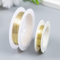 Проволока для творчества "Astra" 0,2 мм, 10 м, золото Проволока для творчества "Astra" 0,2 мм, 10 м, золото