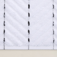 Коврик махровый SL HOME: Lines "Блан де Блан" 50х70 см, 100% хлопок, 750 г/м2 Коврик махровый SL HOME: Lines "Блан де Блан" 50х70 см, 100% хлопок, 750 г/м2