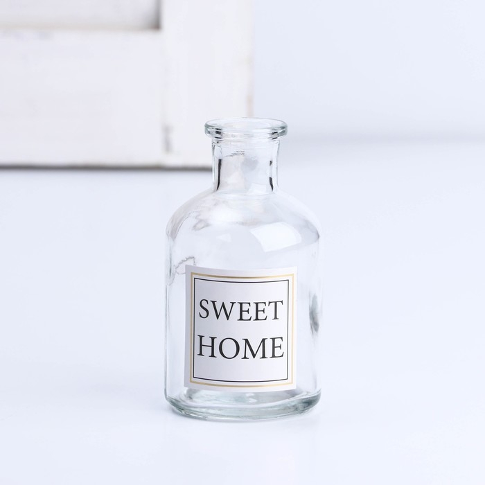Ваза для цветов стекло &laquo;Sweet home&raquo;, 125 мл.