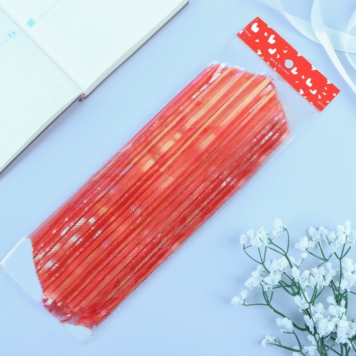 Бант - шар №10 «Полоски», красный Бант - шар №10 «Полоски», красный