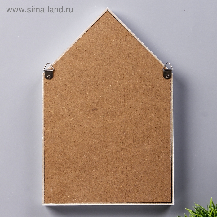 Крючки декоративные дерево "Дом с ключами" белая 24х16х2 см