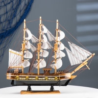 Корабль сувенирный средний «Атаго», микс, 38х44х7 Корабль сувенирный средний «Атаго», микс, 38х44х7