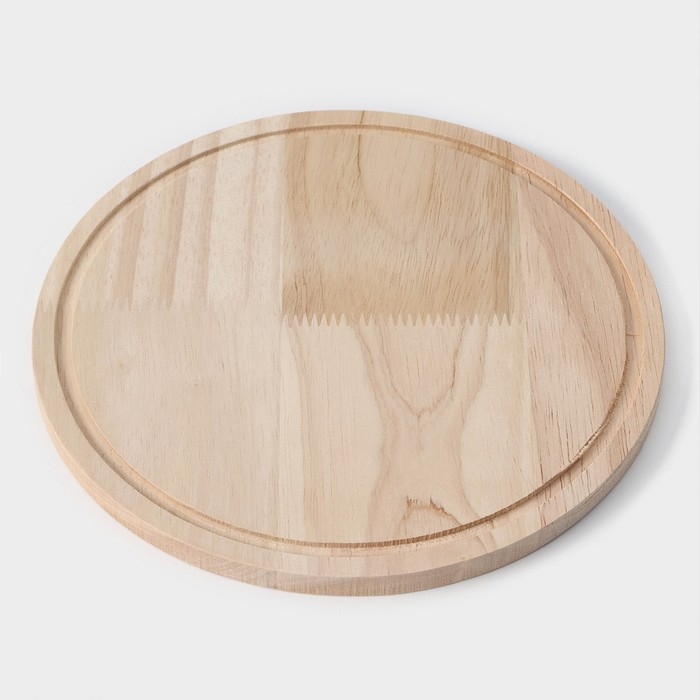 Доска разделочная Magistro «Дубрава», d=20 см, дуб Доска разделочная Magistro «Дубрава», d=20 см, дуб