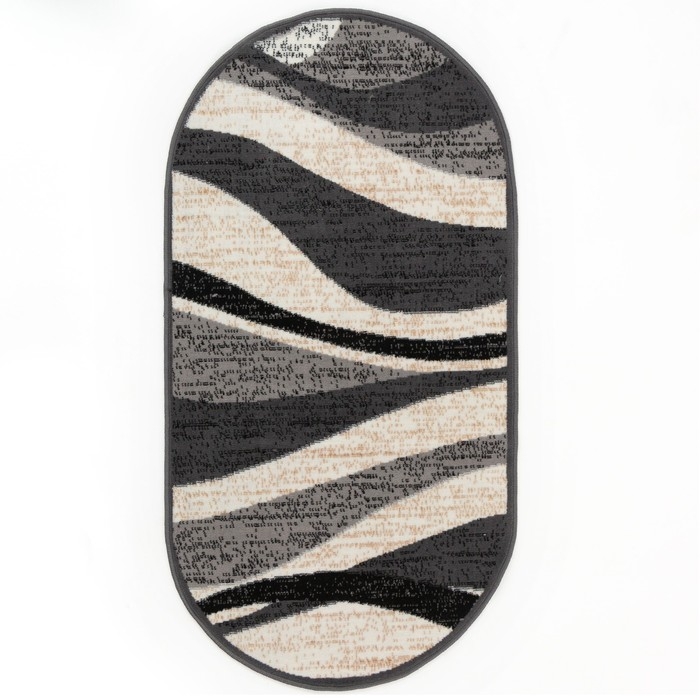 Ковер &laquo;Мокко&raquo;, овальный, 80х150 см, джут