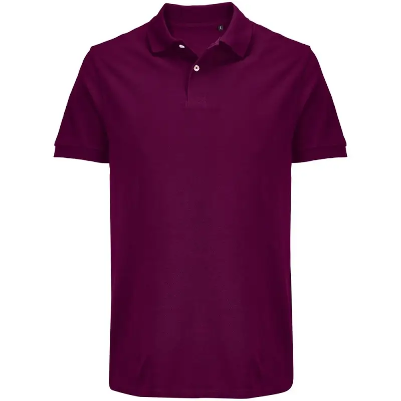 Рубашка поло унисекс Pacific, фиолетовая (сливовая), размер S