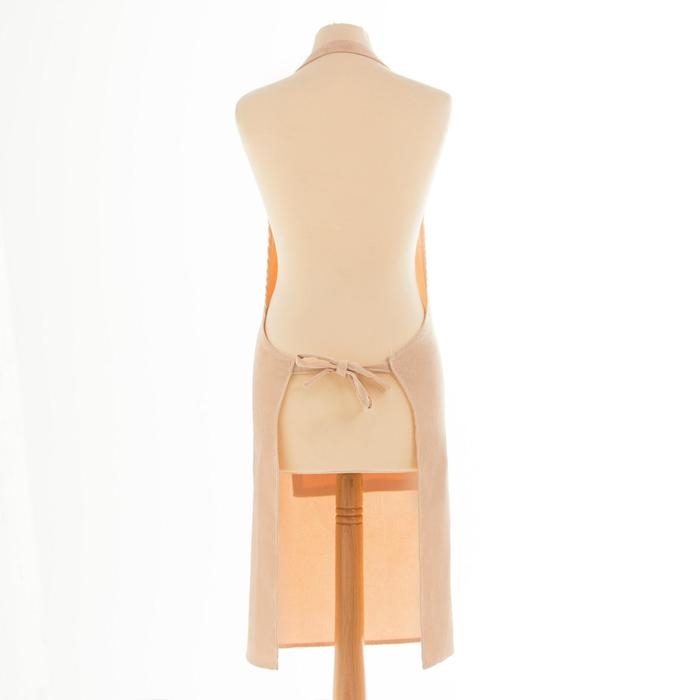 Фартук Этель &laquo;Классика&raquo; цвет бежевый 65х80см, 100%пэ, велюр