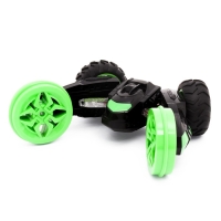 Машина радиоуправляемая &laquo;Перевертыш - Трансформер&raquo;, работает от аккумулятора, цвет зелёный