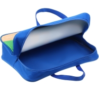 Папка с ручками текстильная А4, 350х270х100 мм, Синий трактор Папка с ручками текстильная А4, 350х270х100 мм, Синий трактор