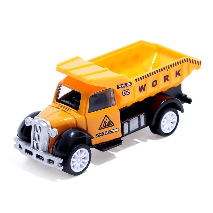 Грузовик металлический &laquo;Стройка&raquo;, инерция, МИКС