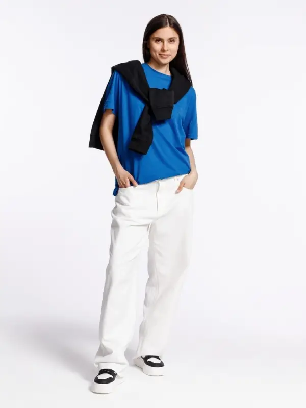 Футболка унисекс Streetwise, ярко-синяя, размер 4XL