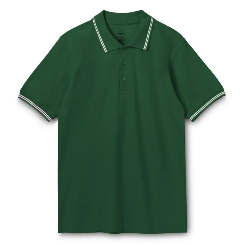 Рубашка поло Virma Stripes, зеленая, размер S