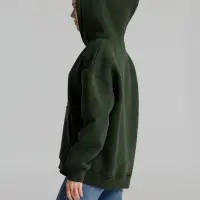 Худи Kulonga Oversize, темно-зеленый хаки, размер ХS/S