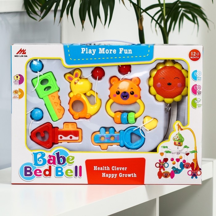 Мобиль музыкальный на кроватку &laquo;Яркое настроение. Ключики&raquo;, заводной