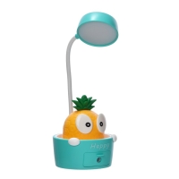 Светильник сенсорный с точилкой "Ананасик" LED, от USB/АКБ 6 Вт желтый-зеленый 8х6х25 см RISALUX 10 Светильник сенсорный с точилкой "Ананасик" LED, от USB/АКБ 6 Вт желтый-зеленый 8х6х25 см RISALUX 10