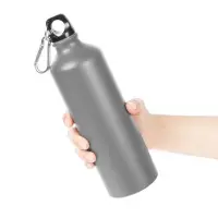 Бутылка для воды Funrun 750, серая Бутылка для воды Funrun 750, серая