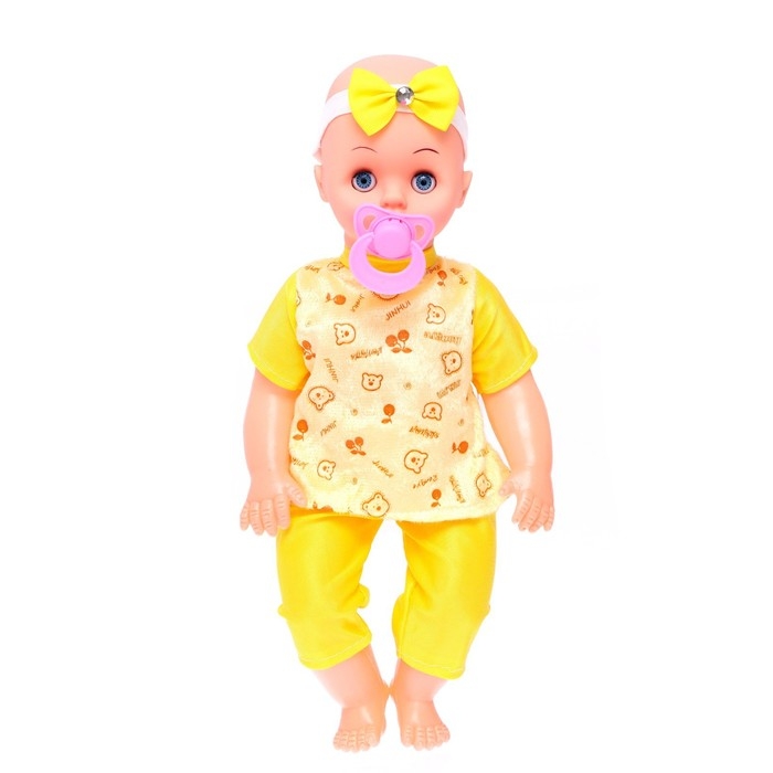 Пупс музыкальный &laquo;Кроха&raquo;, в костюмчике, МИКС