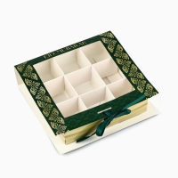 Коробка под 9 конфет с ячейками Eid Mubarak 14.5 х 13.5 х 3.5 см Коробка под 9 конфет с ячейками Eid Mubarak 14.5 х 13.5 х 3.5 см