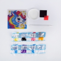 Алмазная мозаика на магните с полным заполнением для детей &laquo;Волшебный пони&raquo;