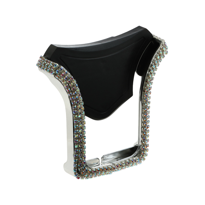 Держатель телефона в дефлектор со стразами