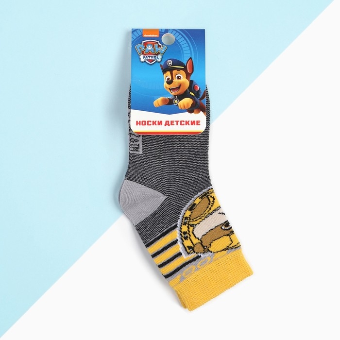 Носки детские PAW PATROL &laquo;Крепыш&raquo;, Щенячий патруль, 18-20 см