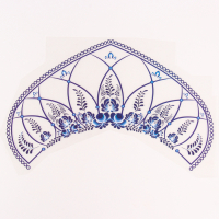 Термотрансфер &laquo;Гжель на белом&raquo;, набор 10 шт.