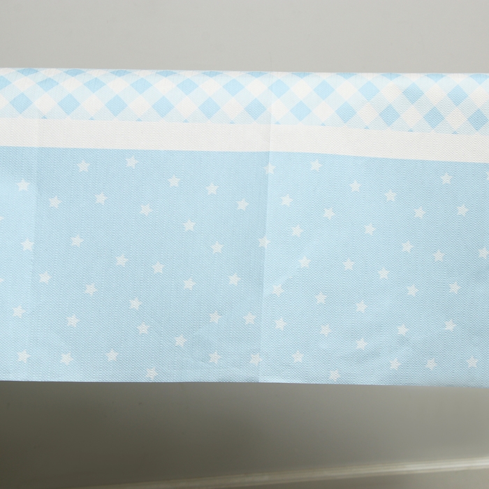 Скатерть &laquo;Конфетти&raquo;, голубой цвет, 120х180 см