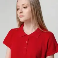 Рубашка поло женская Virma lady, красная, размер XL