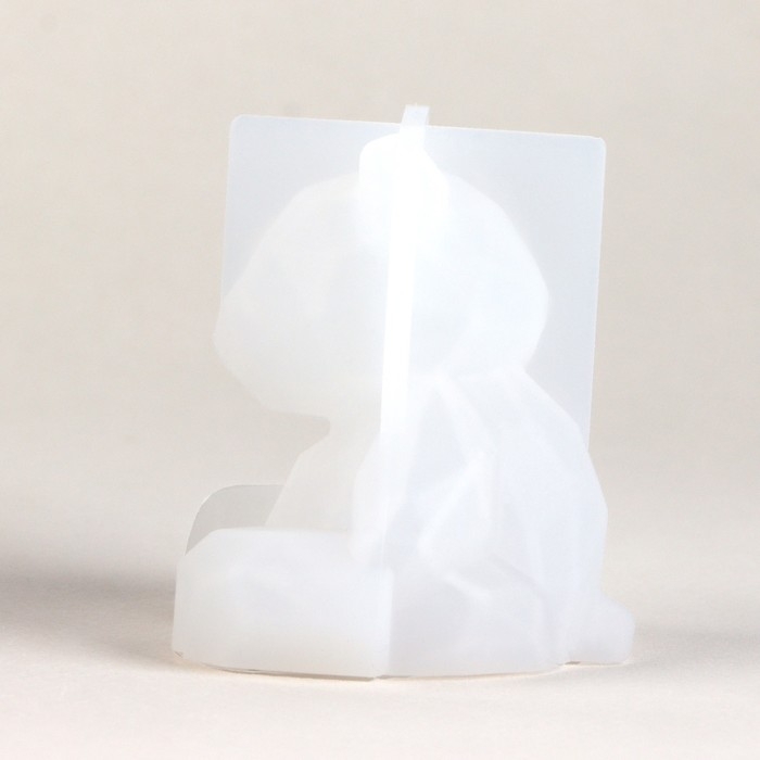 Фигурка гипсовая под раскраску своими руками &laquo;Полигональный гипсовый мишка&raquo;, 7 х 6 см, набор для создания